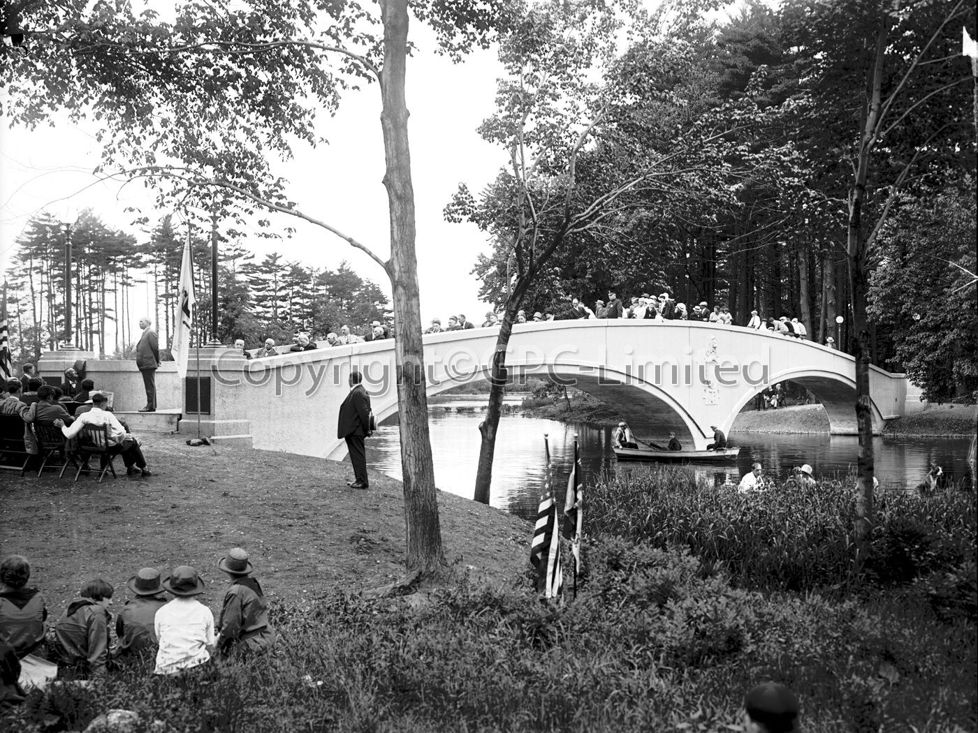 Political Speaker By The River - Retro Photos