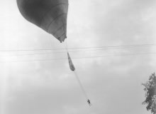 Man Rides A Balloon 1910