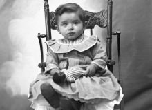 Baby Highchair With A Doll