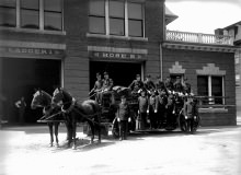 Horse Drawn Fire Fighters