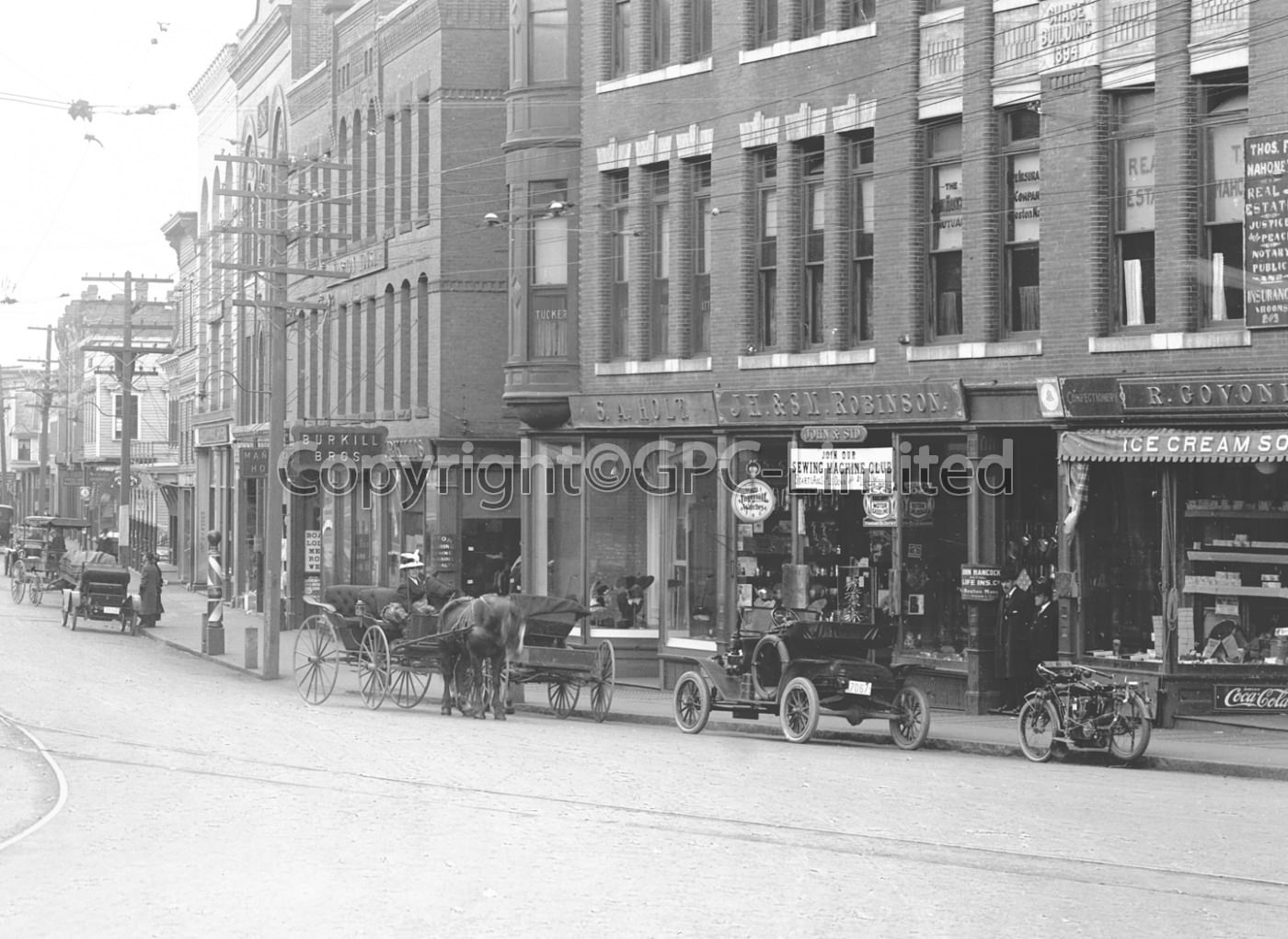 Motorcycle Street Scene Close Up - Retro Photos