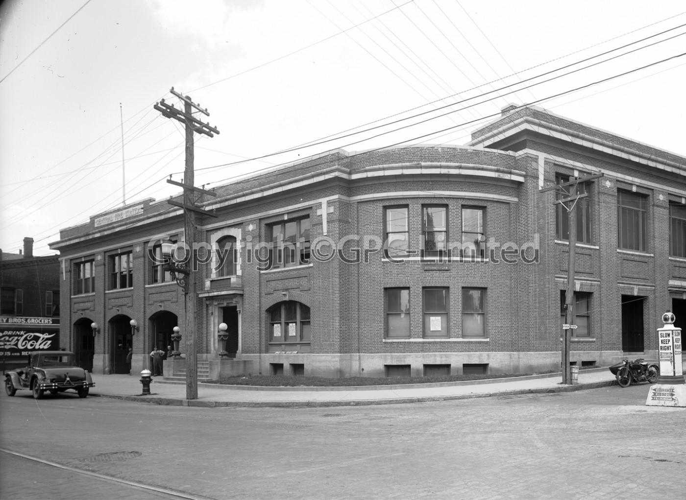 Central Fire Station Mass - Retro Photos