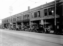Street Scene Hudson Mass 1916