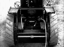 Steam boiler Rear View